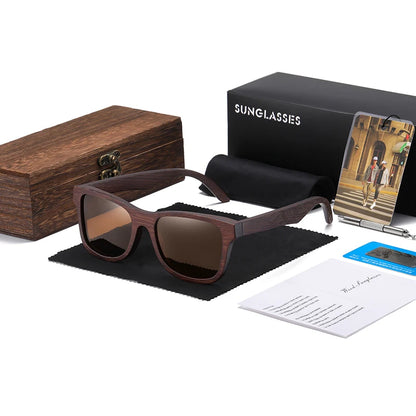 Mallorca Bamboo Polarized Shades