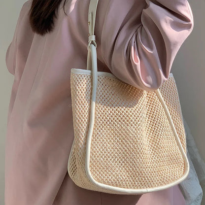 Sara Mesh Woven Handbag