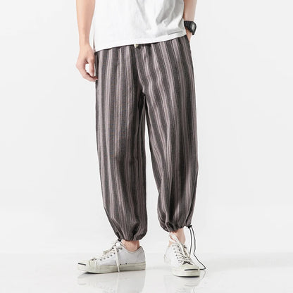 Edin Pinstripe Harem Pants