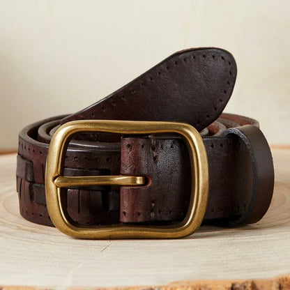 Marco Woven Leather Belt