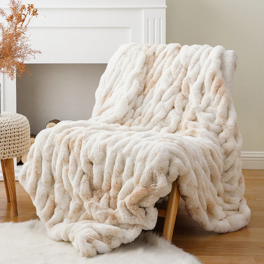 Oh Faux Rabbit Fur Throw