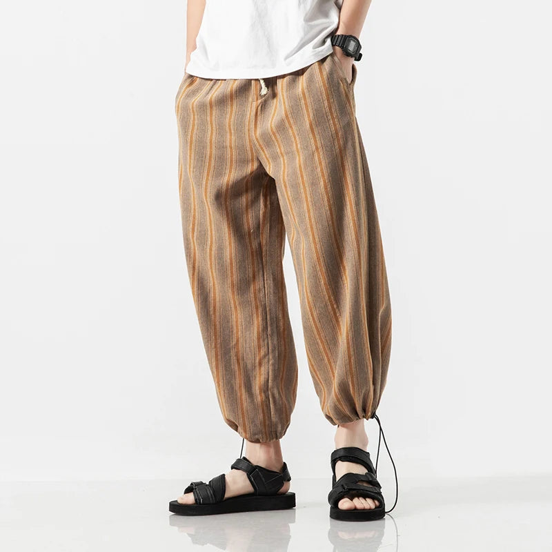 Edin Pinstripe Harem Pants