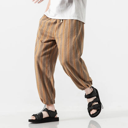 Edin Pinstripe Harem Pants