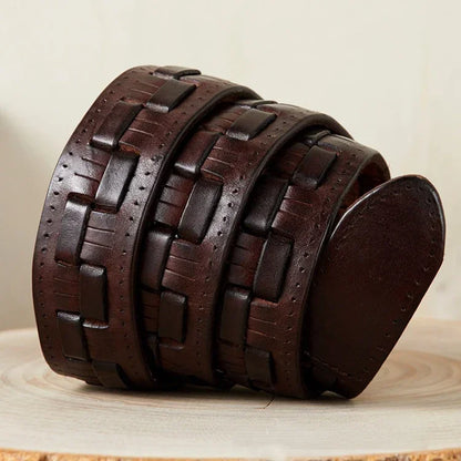 Marco Woven Leather Belt