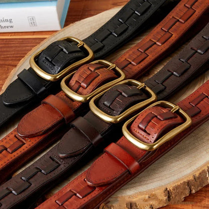 Marco Woven Leather Belt