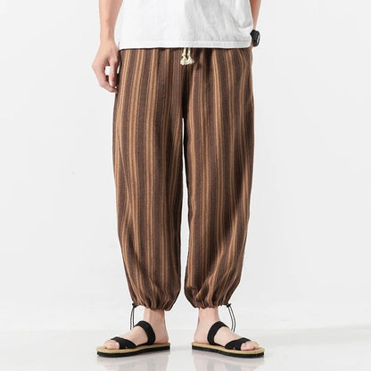 Edin Pinstripe Harem Pants