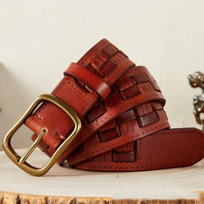 Marco Woven Leather Belt