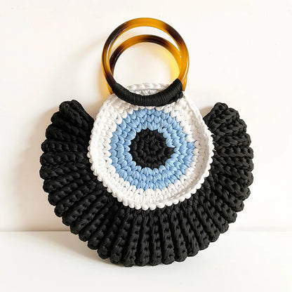 Heidi Crochet Evil Eye Clutch