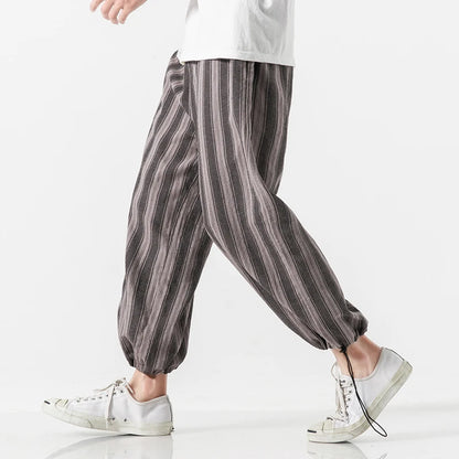 Edin Pinstripe Harem Pants